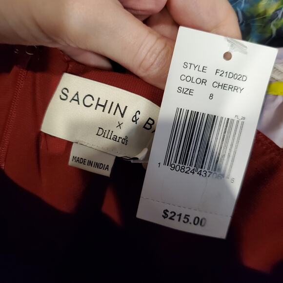 Sachin + Babi Red Mini Dress - Picture 5 of 7